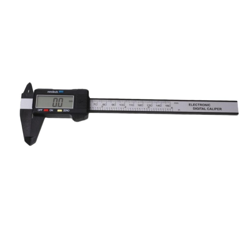 LCD Digital Electronic Carbon Fiber Vernier Caliper Ruler
Micrometer Tool - intl