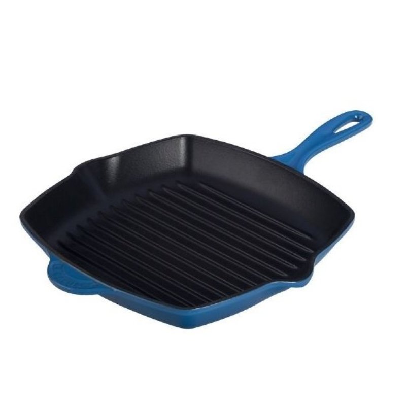 Le Creuset Cast Iron Square Skillet Grill 20cm, Classic (Marseille) Singapore