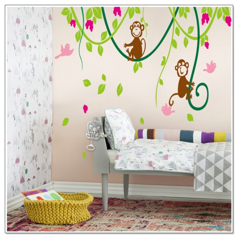 monkey wallpaper background wall sticker wallpaper - intl