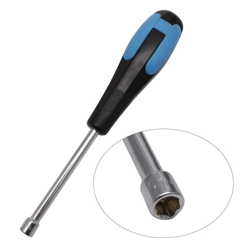 New 6mm CR-V Steel Socket Wrenches Hex Nut Repair Handle Tool - intl