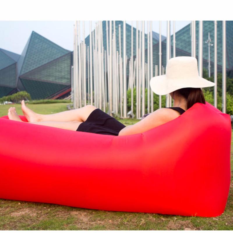 Outdoor Inflatable Lounger/Couch,Portable Blow Up Lounge Chair,Pool Air Hammock,Hangout Lazy Sofa