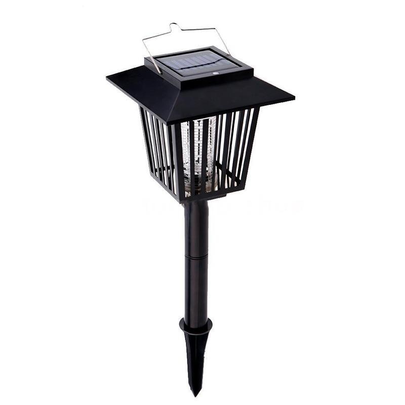 Outdoor Solar 3LED Hanger Mosquito Light Fly Bug Killer Lamp Lawn Fishing - intl