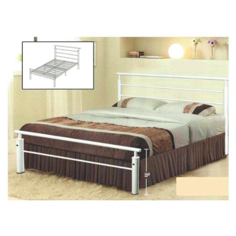 Red Dot Elegant Bed Frame Queen Size Light Beige