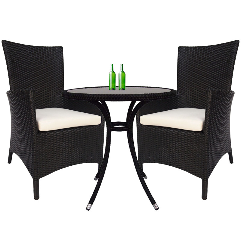 Santa Patio Set, White Cushion
