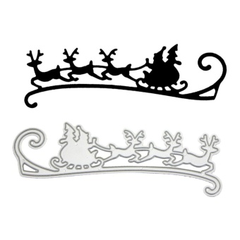 Santa Ride Cutting Die Scrapbooking Card Album Template DIY Craft - Intl May 2018 - 2 Santa Ride Cutting Die Scrapbooking Card Album Template DIY Craft - intl - 2