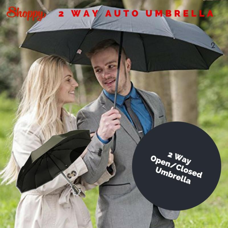 Shoppy Automatic Two Way UV Sun Rain Easy Carry Bag Umbrella