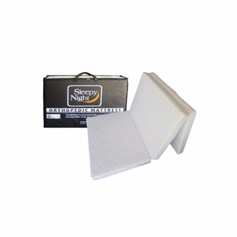 Sleepy Night 3-Fold Foam Mattress Single 4 Inch (Free Delivery)