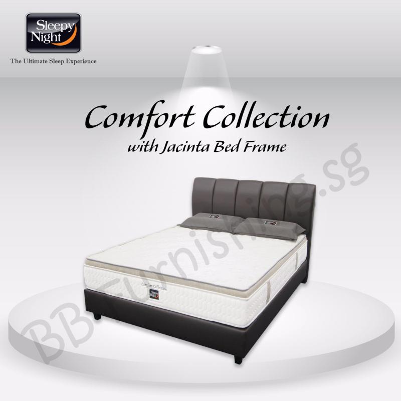 Sleepy Night (King) Comfort Collection Mattress with Jacinta
Bedframe