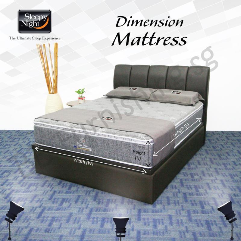 Sleepy Night (Queen) Classic Mattress with Jacinta Storage Bedframe