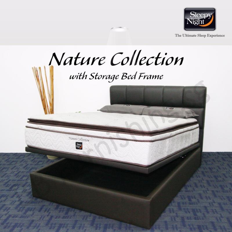 Sleepy Night (Single) Nature Collection Mattress with Jean Storage
Bedframe