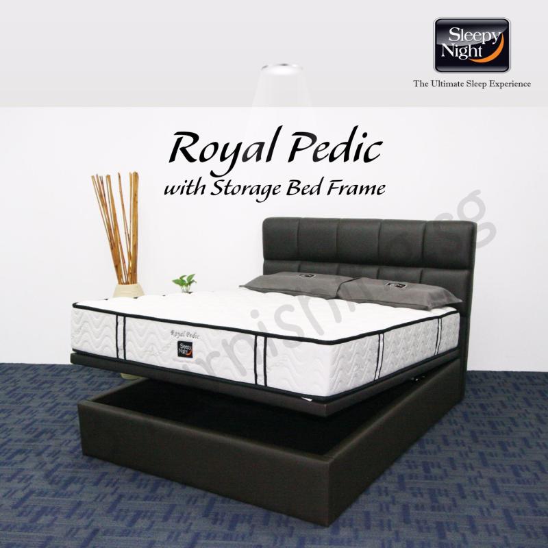 Sleepy Night (Super Single) Royal Pedic Mattress with Jean Storage
Bedframe