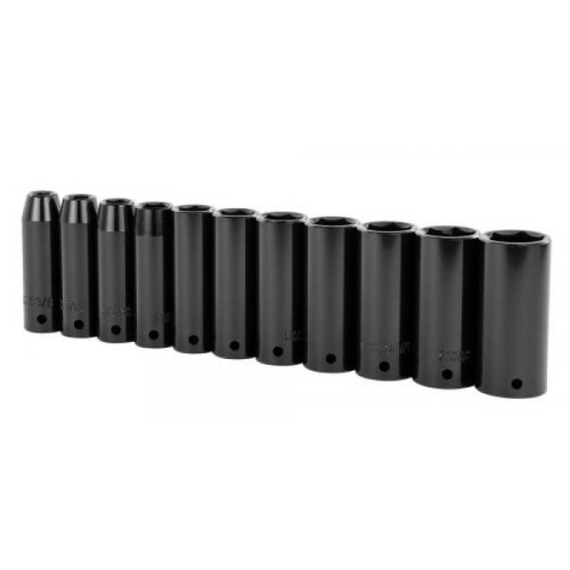Stanley 97-125 11 Piece 1/2-Inch Drive SAE Deep Impact Socket Set - intl