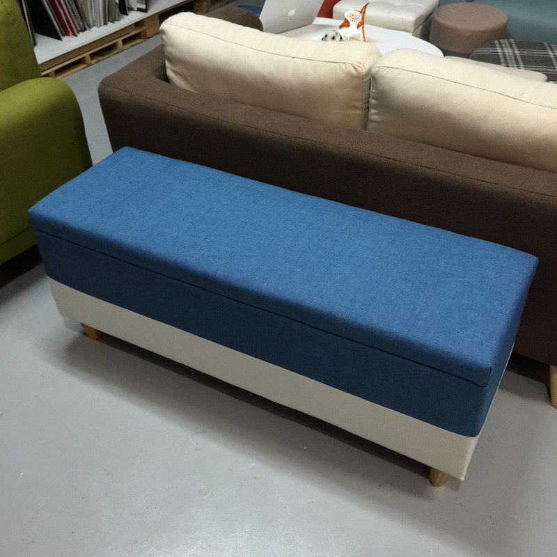 Storage Ottoman Type A Extra-Large (Blue)