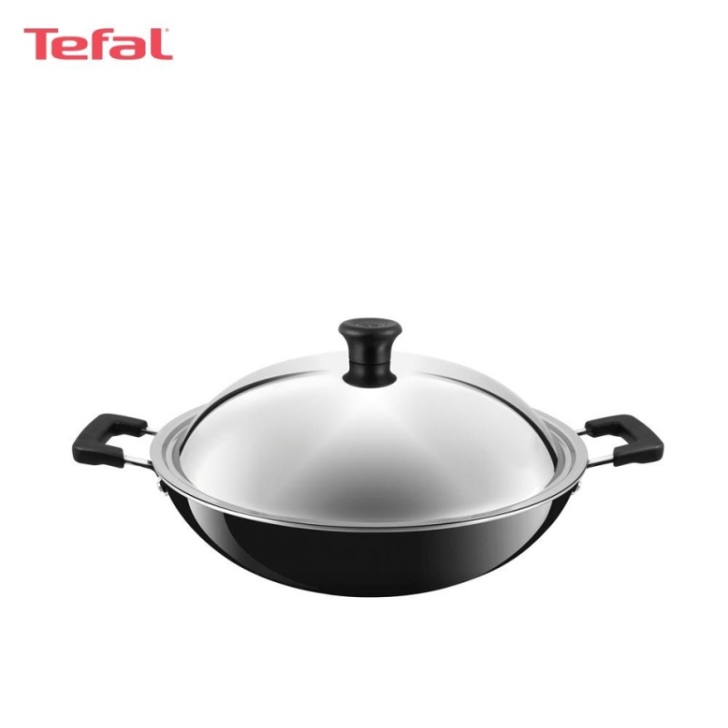 Tefal Asian Chinese Wok 40cm w/Lid - C5289714 Singapore
