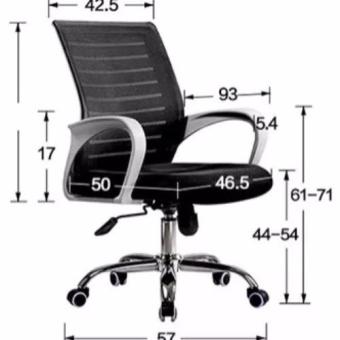 UMD Ergonomic Mid-Back Mesh Office Chair W11 (white Frame Black) May 2018 - 2 UMD Ergonomic Mid-Back mesh office chair W11 (white frame black) - 2