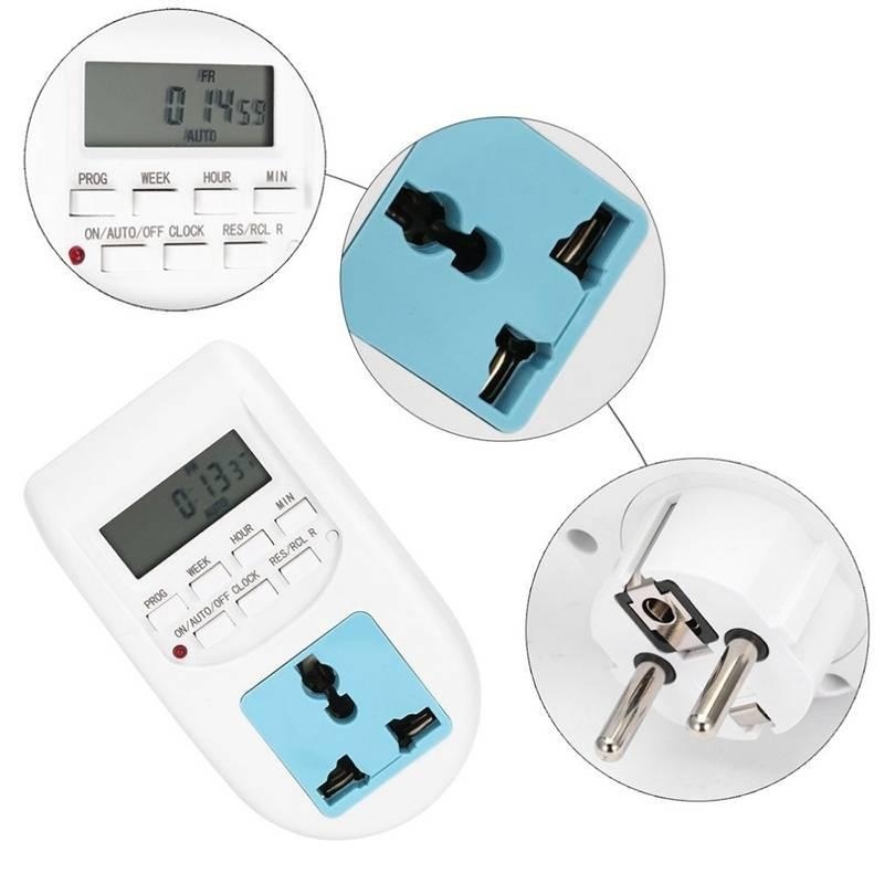 US Timer Switch Socket Plug Programmable Digital Clock Countdown Outlet - intl