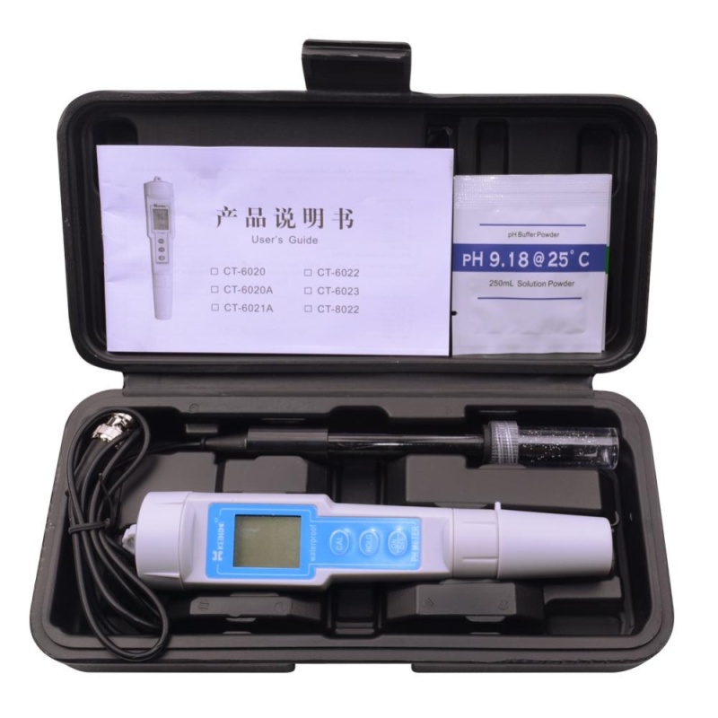 yieryi CT-6020A Hot High Precision Portable digital PH meter Waterproof Water Pen type pH tester ATC - intl