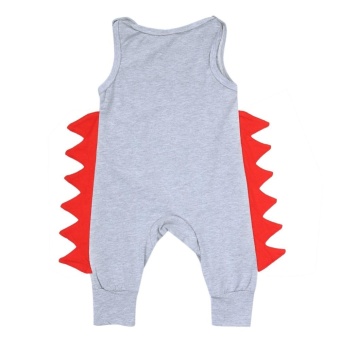 3D Dinosaur Newborn Baby Boy Girl Romper Jumpsuit Playsuit Outfit (Grey) - Intl June 2018 - 2 3D Dinosaur Newborn Baby Boy Girl Romper Jumpsuit Playsuit Outfit (Grey) - intl - 2