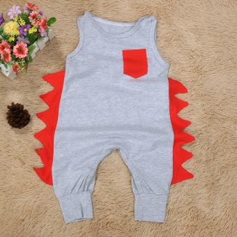 3D Dinosaur Newborn Baby Boy Girl Romper Jumpsuit Playsuit Outfit (Grey) - Intl June 2018 - 3 3D Dinosaur Newborn Baby Boy Girl Romper Jumpsuit Playsuit Outfit (Grey) - intl - 3