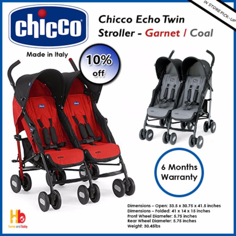 echo twin stroller
