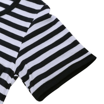 Summer Clothing Sets Kids Pants + Top Navy Stripe Tracksuit (90) -intl May 2018 - 5 Summer Clothing Sets Kids Pants + Top Navy Stripe Tracksuit (90) -intl - 5