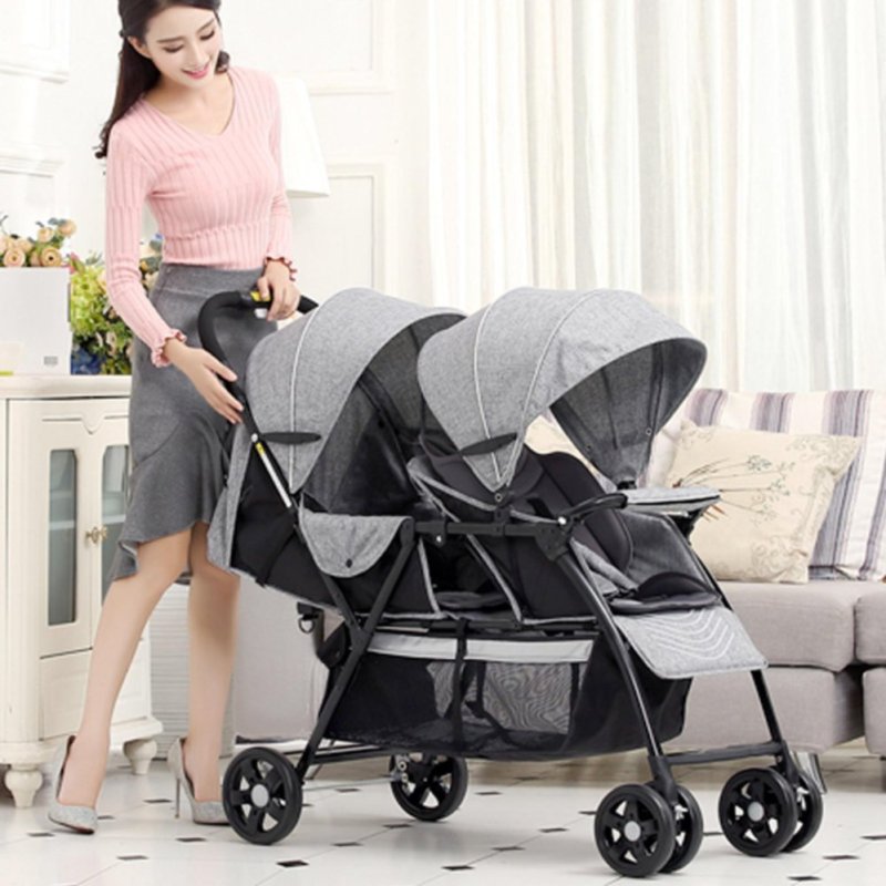T2 front and back twin pram Singapore