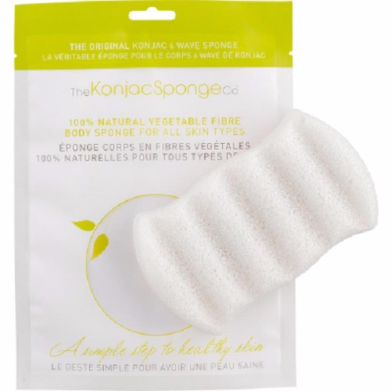 Buy 100% Pure Konjac 6 Wave Bath Sponge Singapore