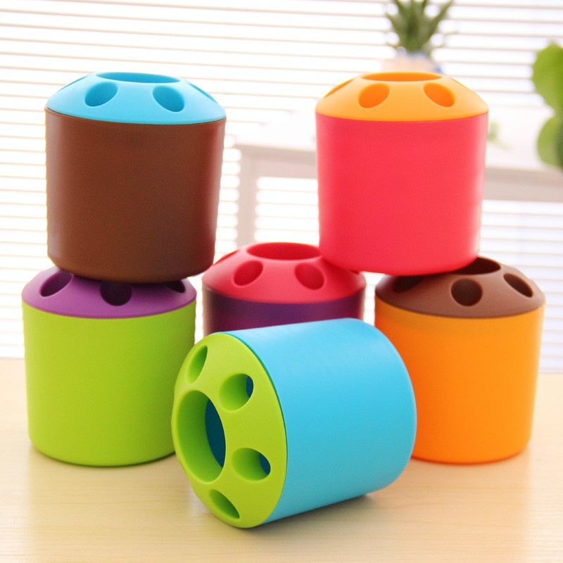 Buy 2PCS Creative Home Toothbrush Rack, Plastic Toothbrush Holder Random Delivery - intl Singapore