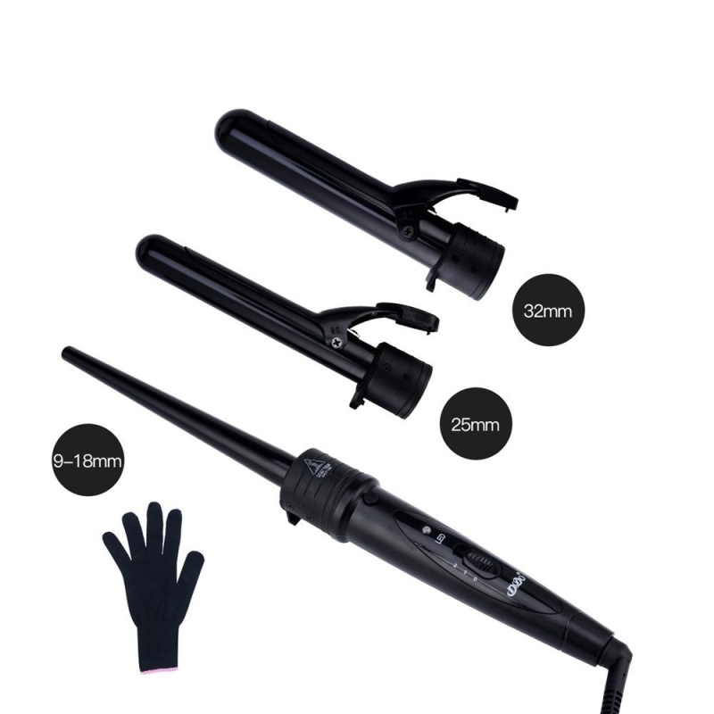 Buy 3 in 1 Multifunctional Interchangeable Tourmaline Ceramic Hair
Curling Iron Hair Curler Set curling tong hair curler - intl Singapore