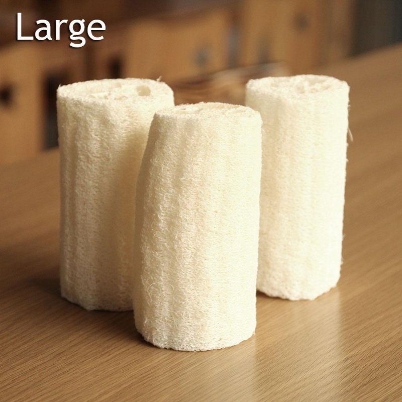 Buy 3x Natural Loofah Luffa Loofa Bath Body Shower Sponge
Scrubber(Large) - intl Singapore