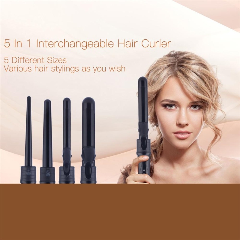 Buy 5 in 1 Multifunctional Interchangeable Tourmaline Ceramic Hair
Curling Iron Hair Curler Set Curling Tong Curling Wand Hair Styling
Tool Beauty Tool - intl Singapore
