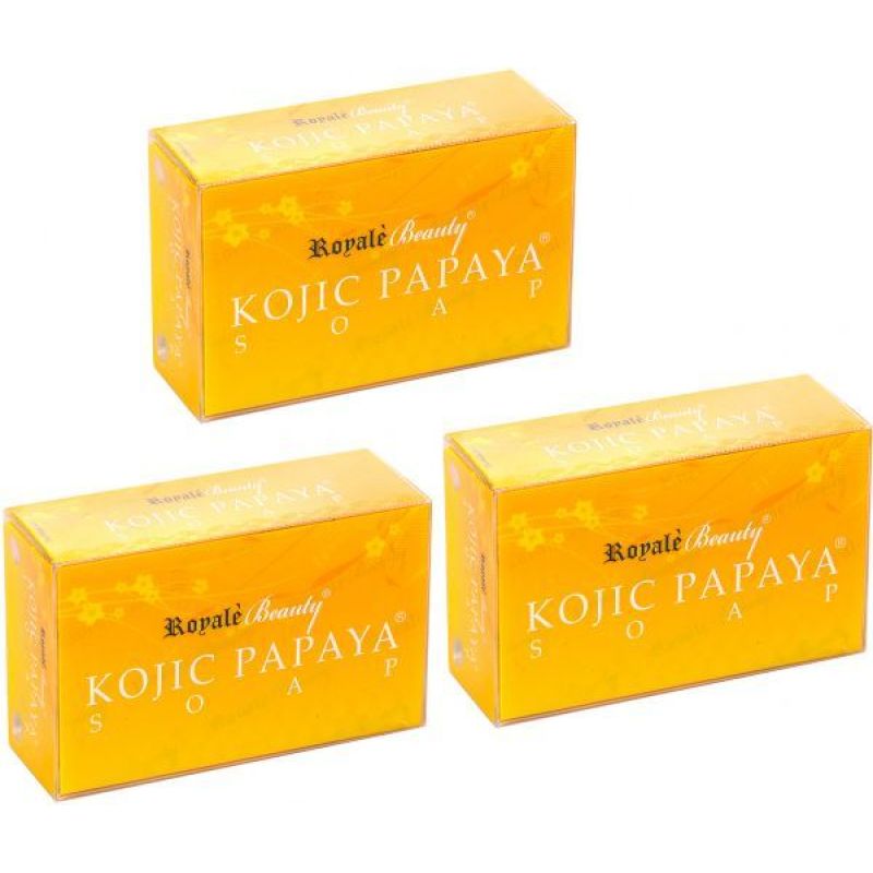 Buy Anti-pimple Anti-Acne Kojic Papaya Soap Set of 3 (130gx3) Singapore