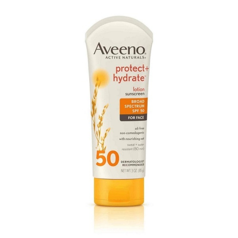 Buy Aveeno Protect + Hydrate Lotion Sunscreen SPF50 for Face 85g Singapore
