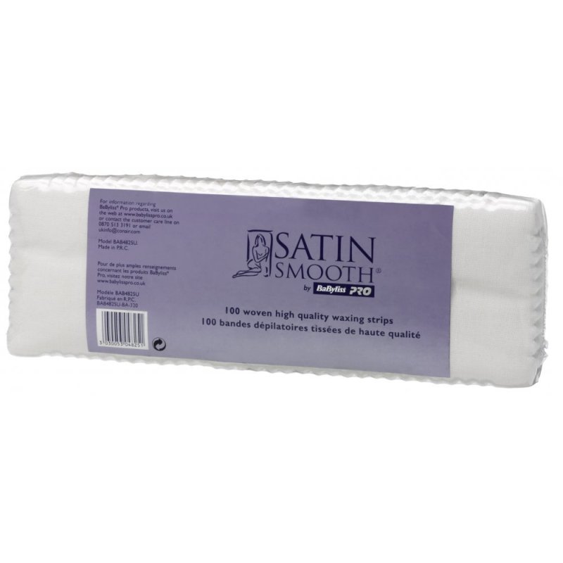 Buy Babyliss Pro Satin Smooth Non-Woven Waxing Strips - Pack of 100 Singapore