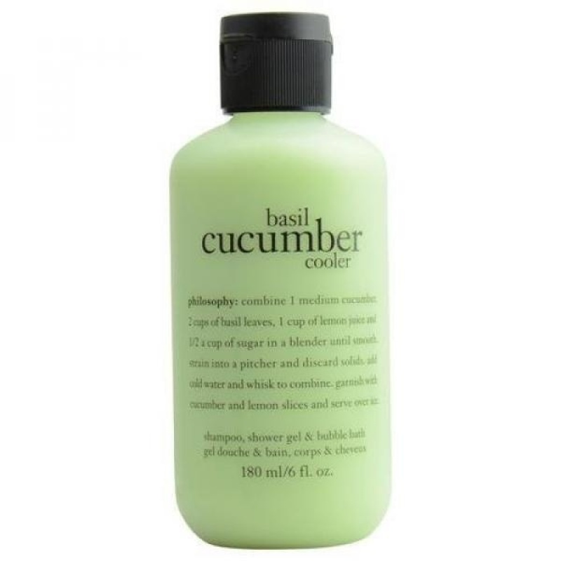 Buy Basil Cucumber Cooler Shower Gel, Shampoo and Bubble Bath 6 Ounce - intl Singapore