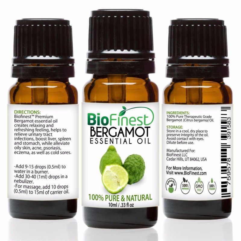 Buy Biofinest Bergamot Essential Oil (100% Pure Therapeutic Grade) 10ml Singapore