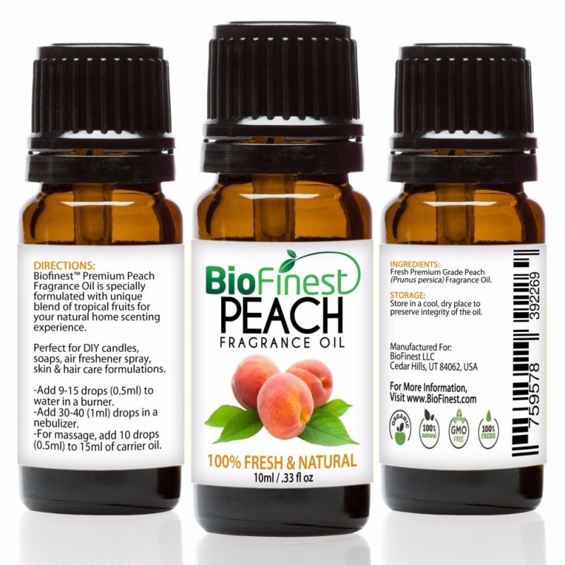 Buy Biofinest Peach Fragrance Oil (100% Fresh and Natural Aroma Oil) 10ml Singapore