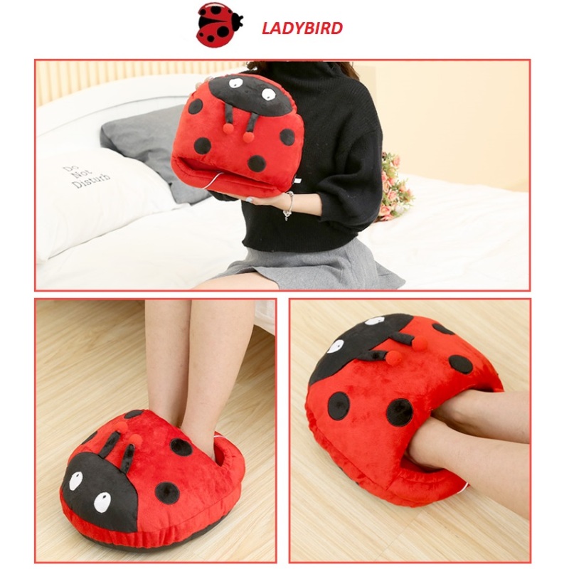 Buy ★Christmas Best Gift★ Foot and Body Warmer / Warmer Pack for Winter and Travel / Heat Pack / Heated Pad / Pillow / Cushion for Office (Lady Bird) Singapore