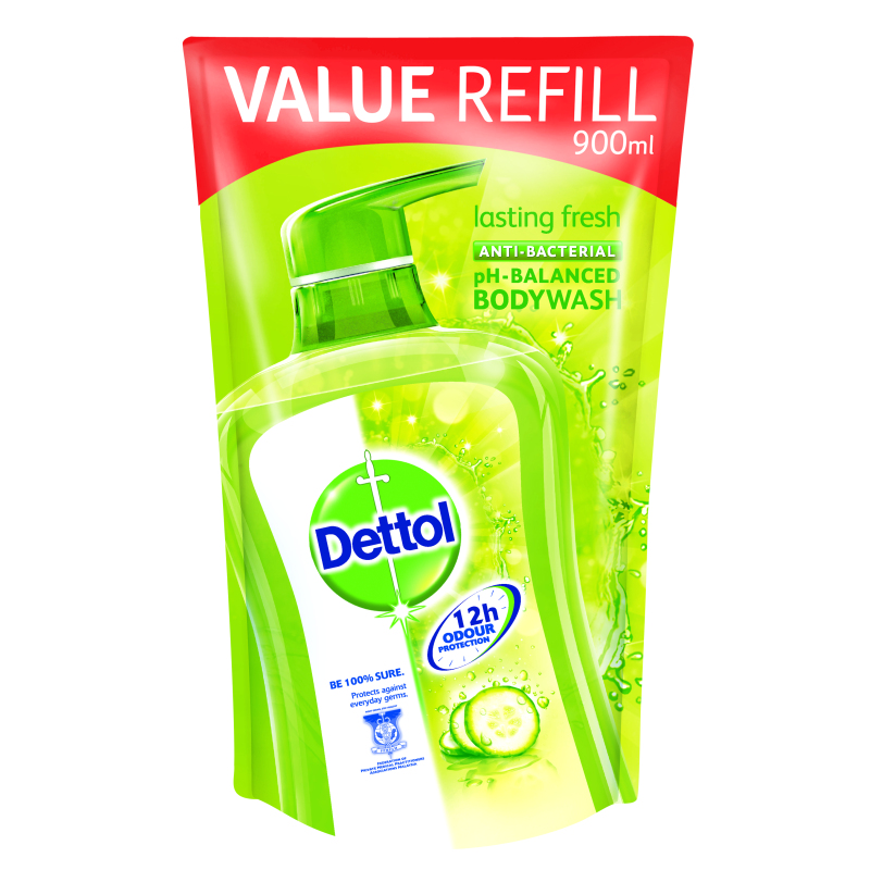 Buy Dettol Body Wash Pouch Lasting Fresh 900Ml Singapore