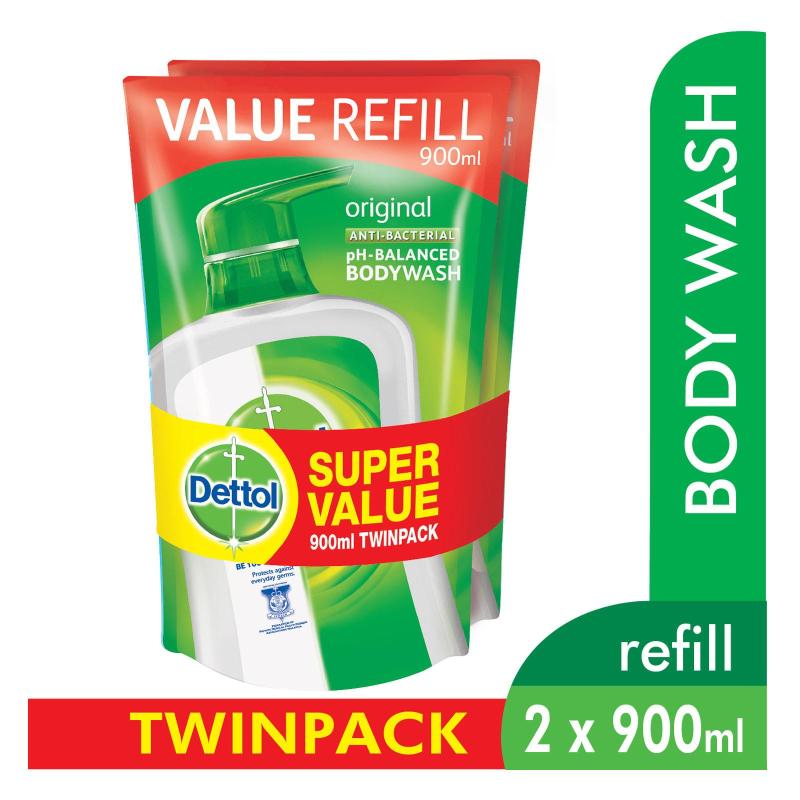 Buy Dettol Body Wash Pouch Original 900Ml Twin Pack Singapore