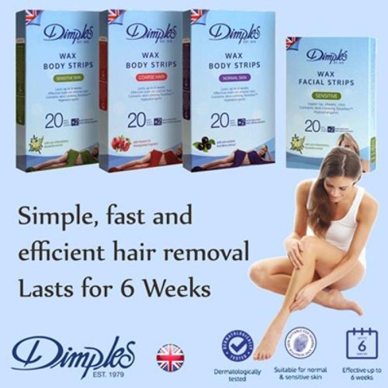 Buy Dimples Facial Wax Strips (Sensitive Skin) Singapore