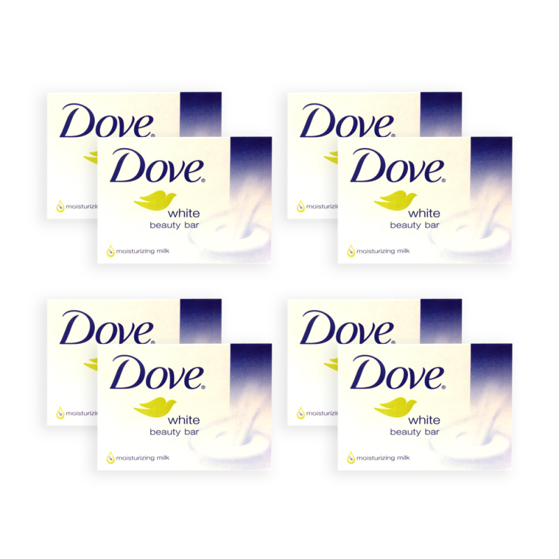 Buy Dove Bar - White Beauty Soap With Moisturizing Milk 100g x 8 packs
- 6100 Singapore