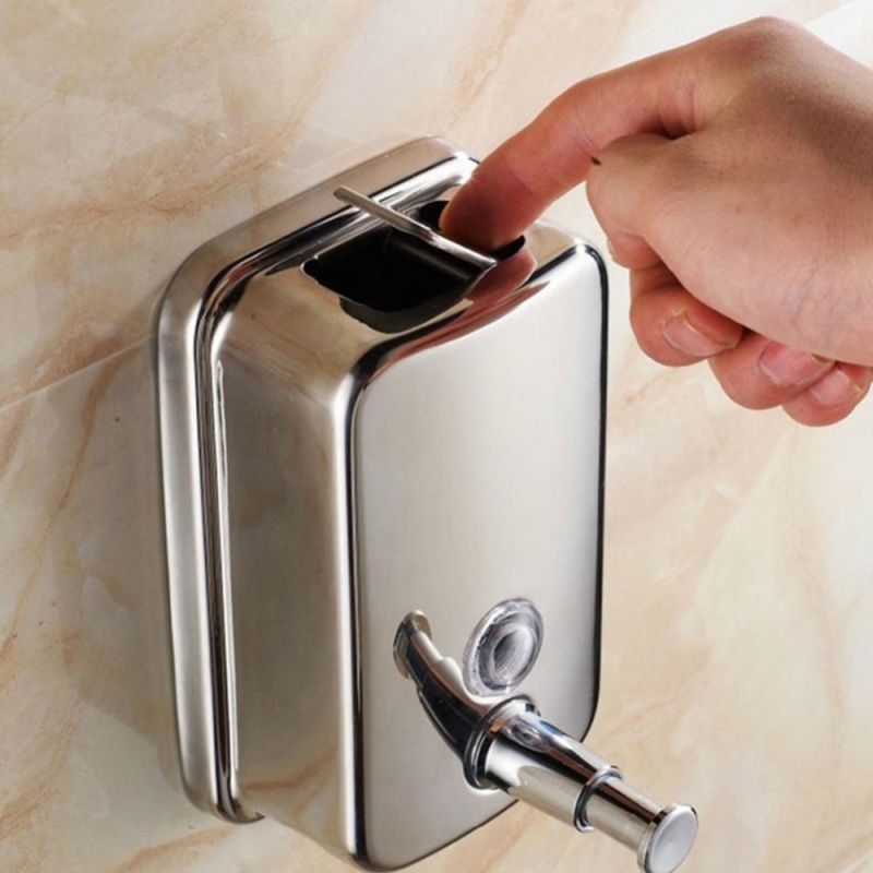 Buy Eachgo 500ml Stainless Steel Soap/Shampoo/Lotion Dispenser Fountain Box - intl Singapore