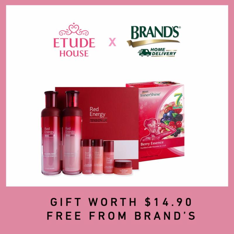 Buy ETUDE HOUSE x BRAND's Red Energy Tension Up Skin Care Exclusive Set Singapore