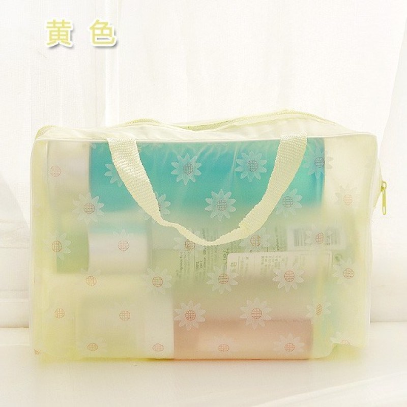 Buy Fashion floral waterproof shower bag washed bag organizing folders Singapore