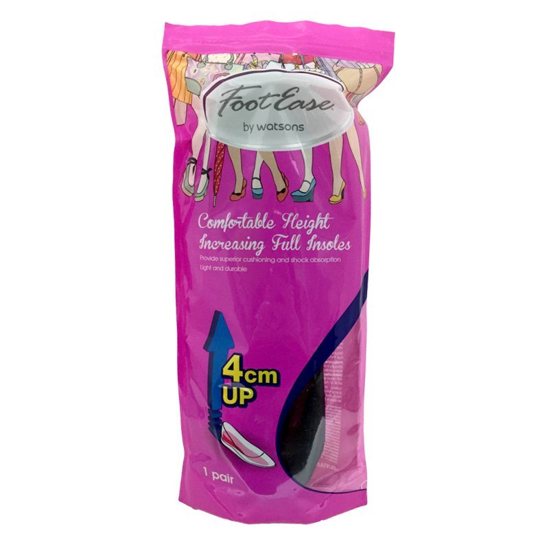 Buy Footease By Watsons Comfortable Height Increasing Full Insoles Singapore