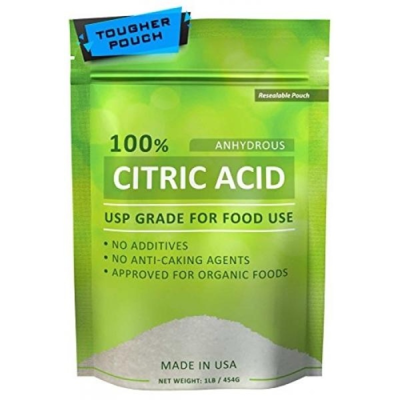 Buy GPL/ Citric Acid 1 lb Pure for Bath Bombs Kosher Resealable Pouch USA Made Approved for Organic Foods USP Grade/ship from USA - intl Singapore