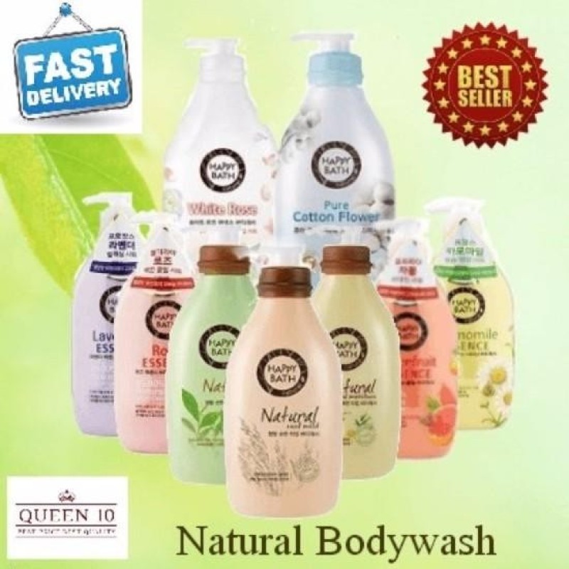 Buy Happy Bath Body Wash Pure Cotto Flower 900ml Bundle with Happy Bath Body Wash White Rose Essence 900ml Singapore