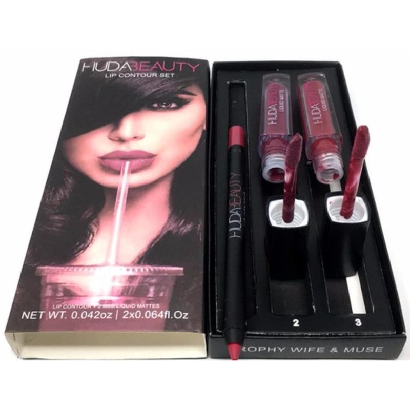 Buy HUDA BEAUTY LIP CONTOUR SET (TROPHY WIFE & MUSE) Singapore
