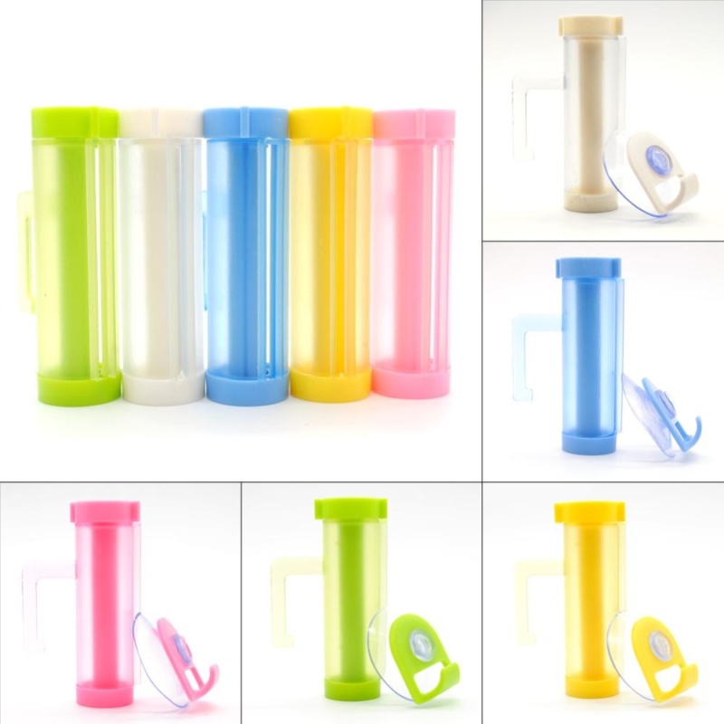 Buy iBelieve Creative Sucker Hanging Rolling Squeezer Toothpaste Dispenser - intl Singapore